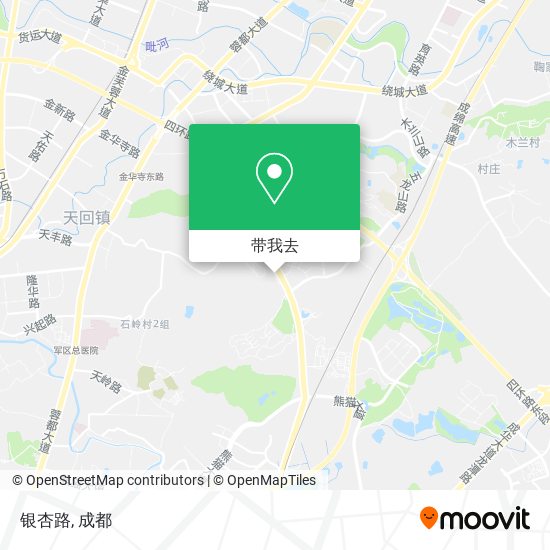 银杏路地图