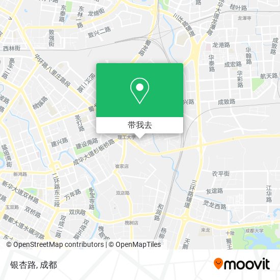 银杏路地图