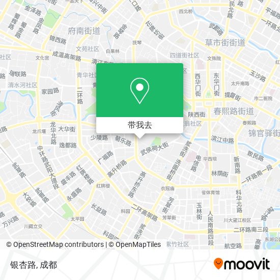 银杏路地图