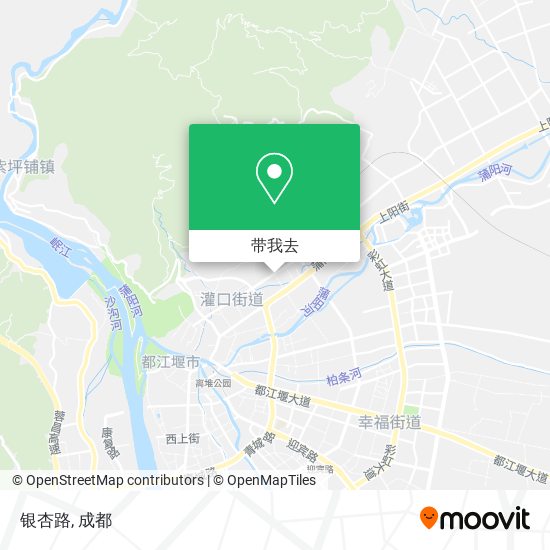 银杏路地图