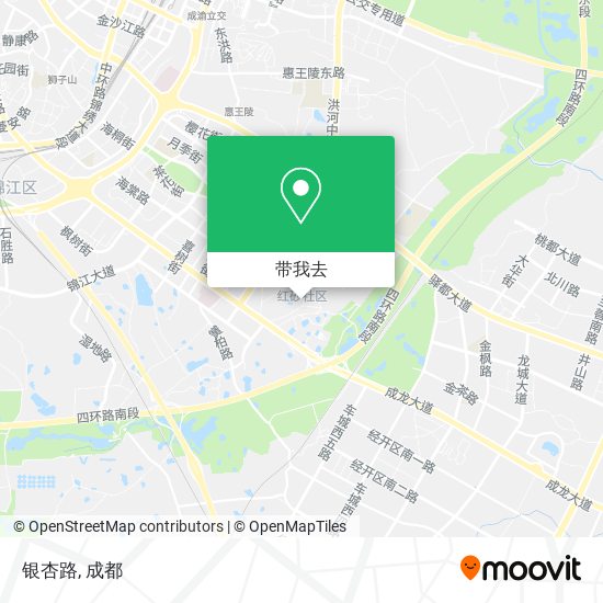 银杏路地图