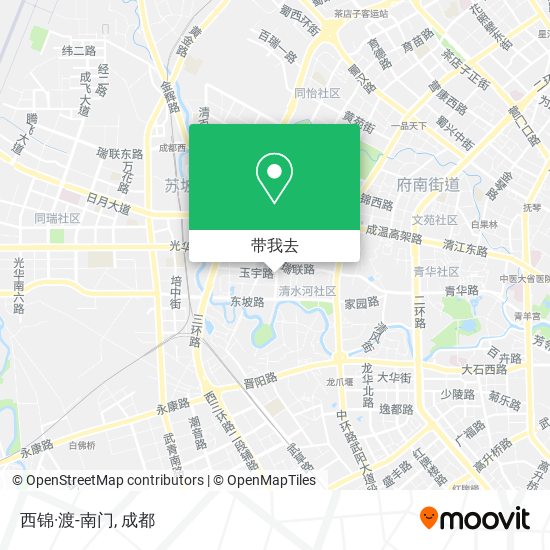 西锦·渡-南门地图