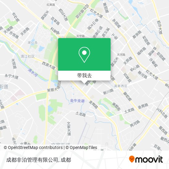 成都非泊管理有限公司地图