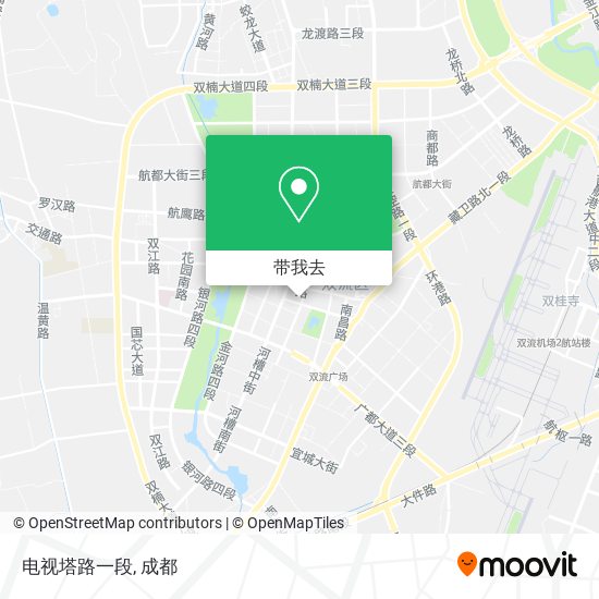 电视塔路一段地图