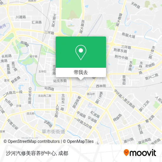 沙河汽修美容养护中心地图