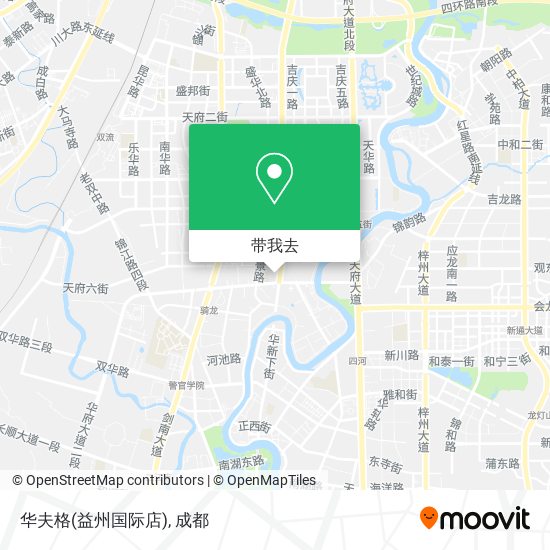 华夫格(益州国际店)地图