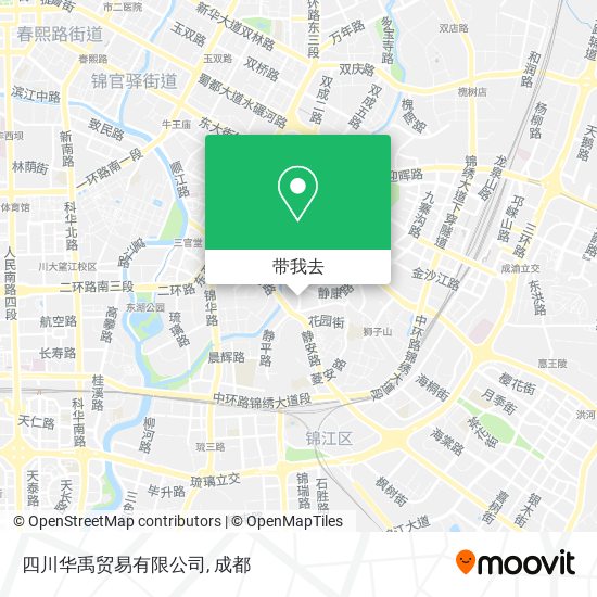 四川华禹贸易有限公司地图