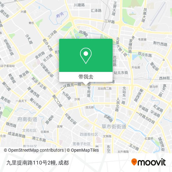 九里提南路110号2幢地图