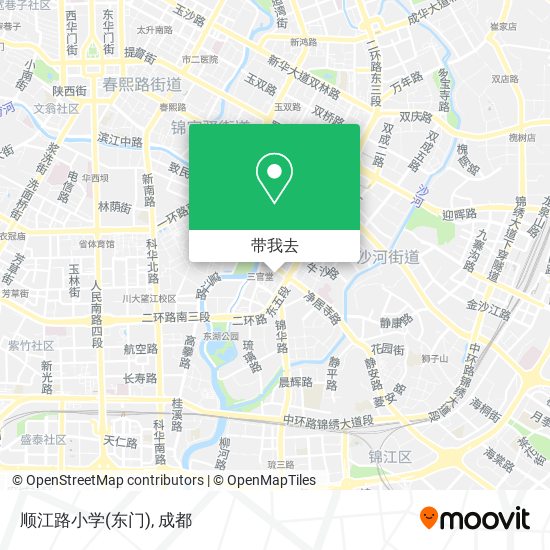 顺江路小学(东门)地图