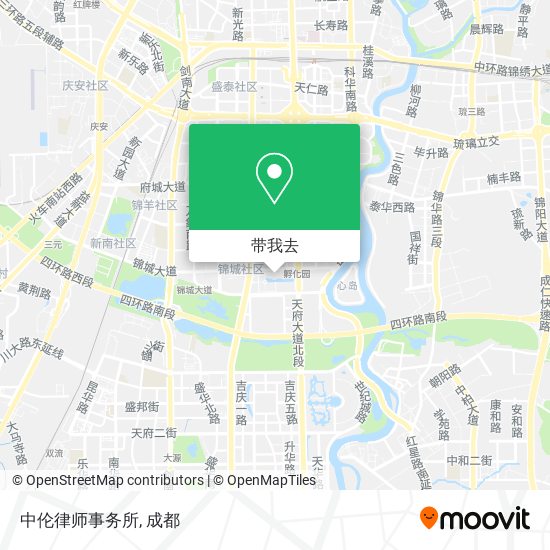 中伦律师事务所地图