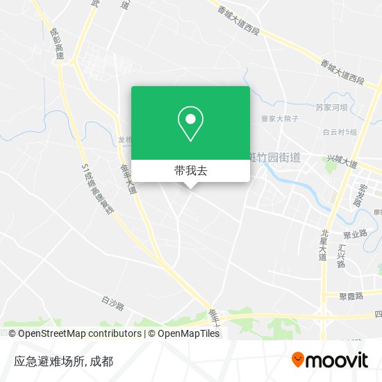 应急避难场所地图