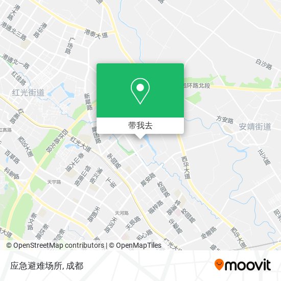 应急避难场所地图