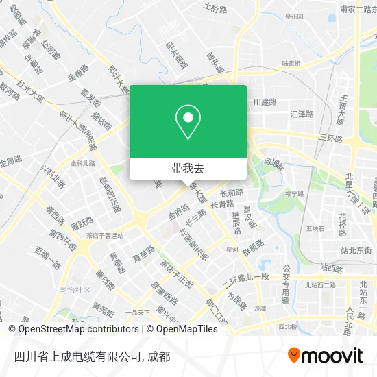 四川省上成电缆有限公司地图