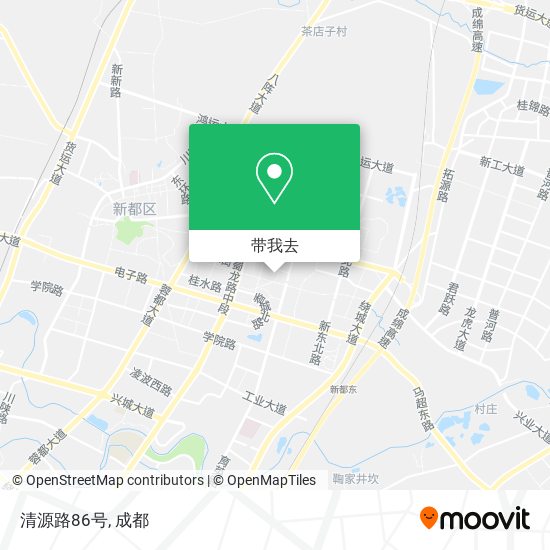 清源路86号地图