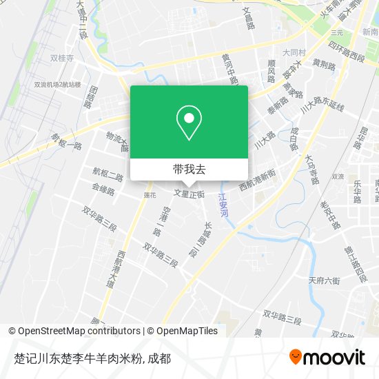 楚记川东楚李牛羊肉米粉地图