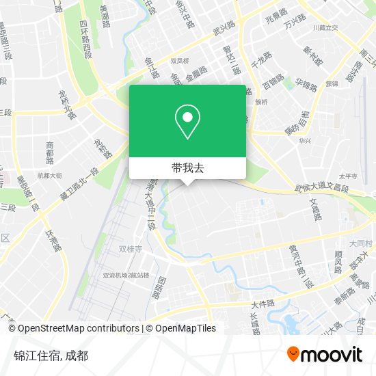 锦江住宿地图