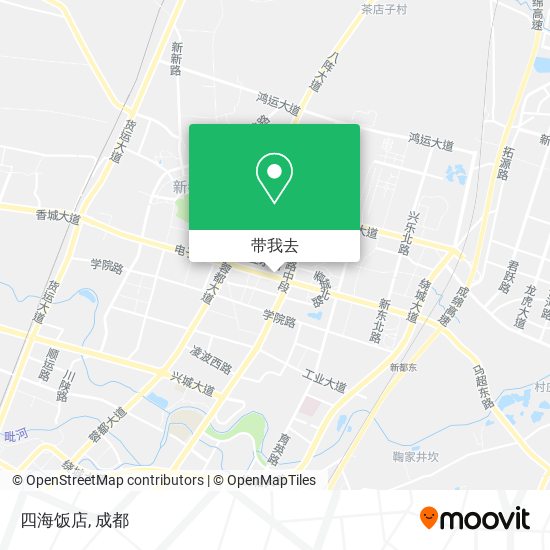 四海饭店地图