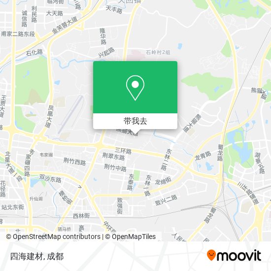 四海建材地图