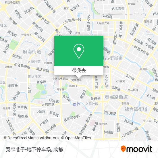 宽窄巷子-地下停车场地图