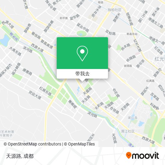 天源路地图