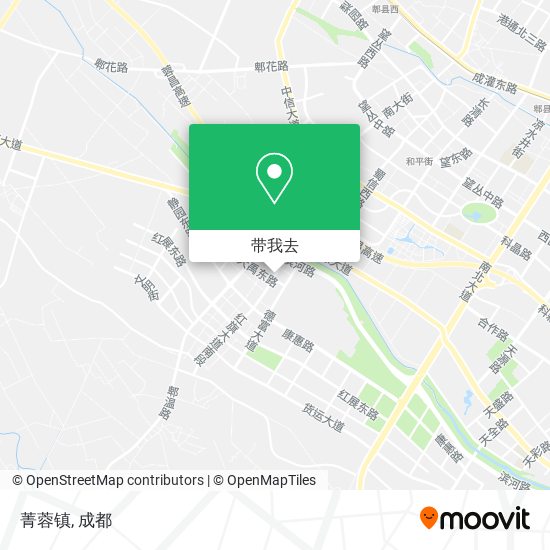 菁蓉镇地图
