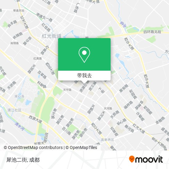 犀池二街地图