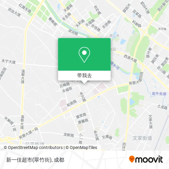 新一佳超市(翠竹街)地图