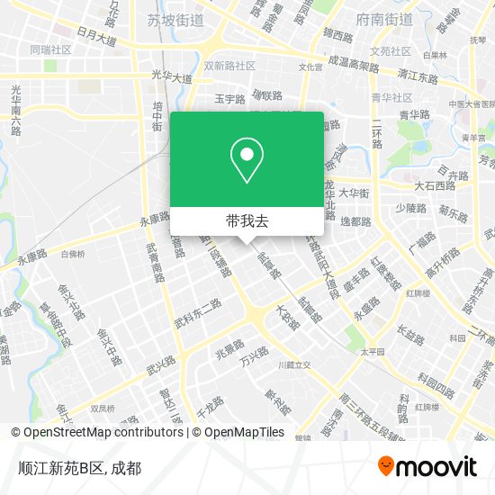 顺江新苑B区地图