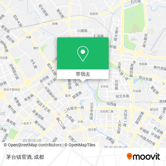 茅台镇窖酒地图