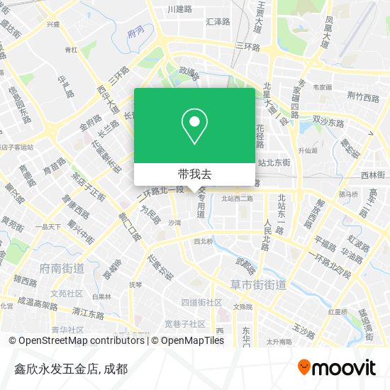 鑫欣永发五金店地图