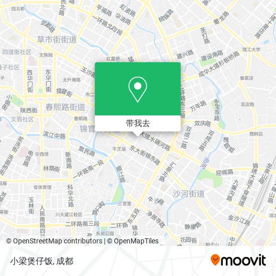 小梁煲仔饭地图