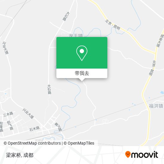 梁家桥地图