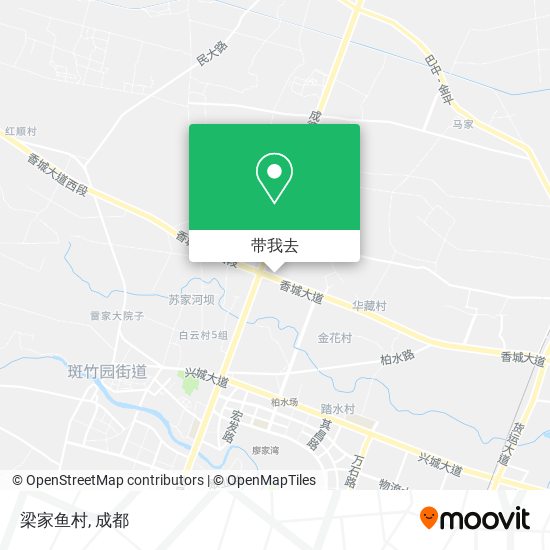梁家鱼村地图