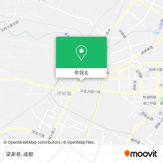 梁家巷地图