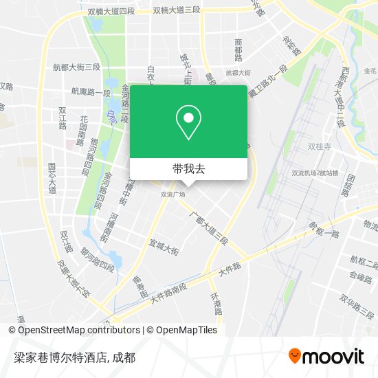 梁家巷博尔特酒店地图