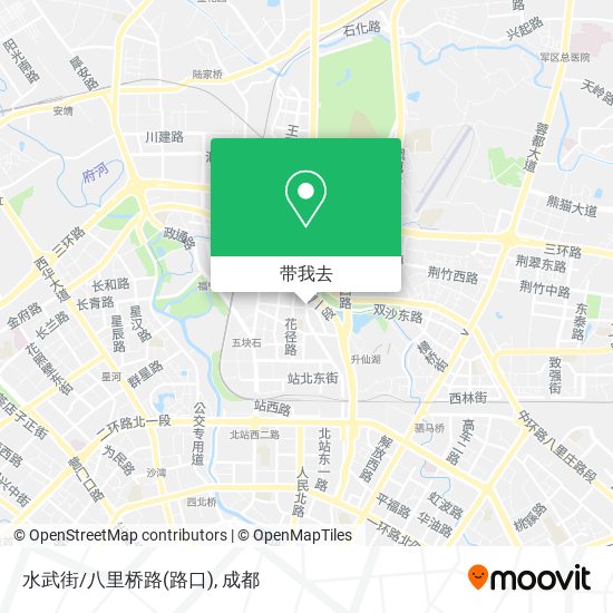 水武街/八里桥路(路口)地图
