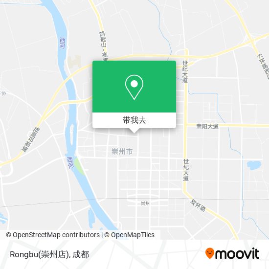 Rongbu(崇州店)地图