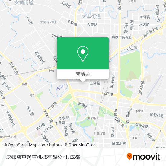 成都成重起重机械有限公司地图