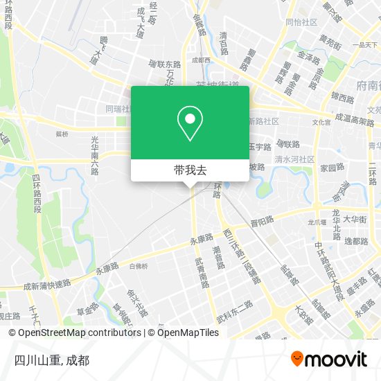 四川山重地图