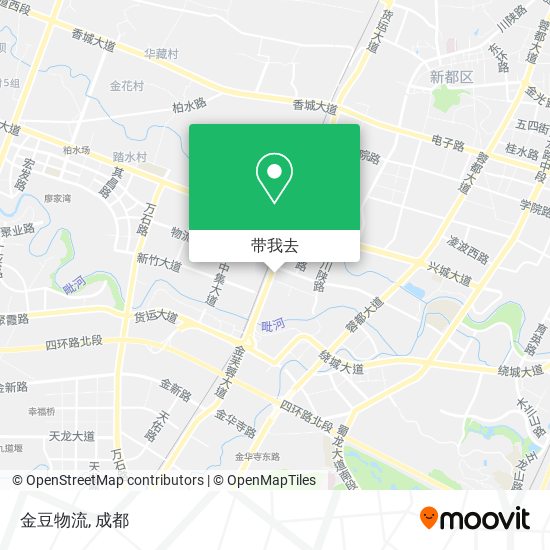 金豆物流地图