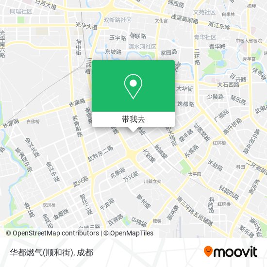 华都燃气(顺和街)地图