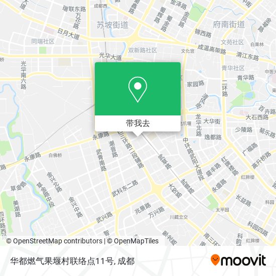 华都燃气果堰村联络点11号地图