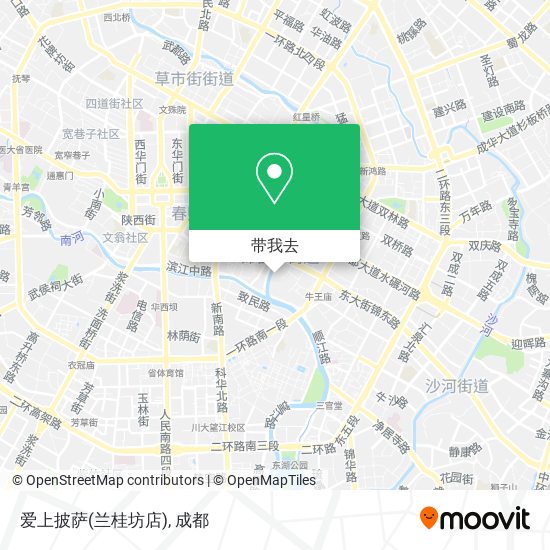 爱上披萨(兰桂坊店)地图