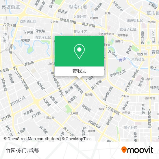竹园-东门地图