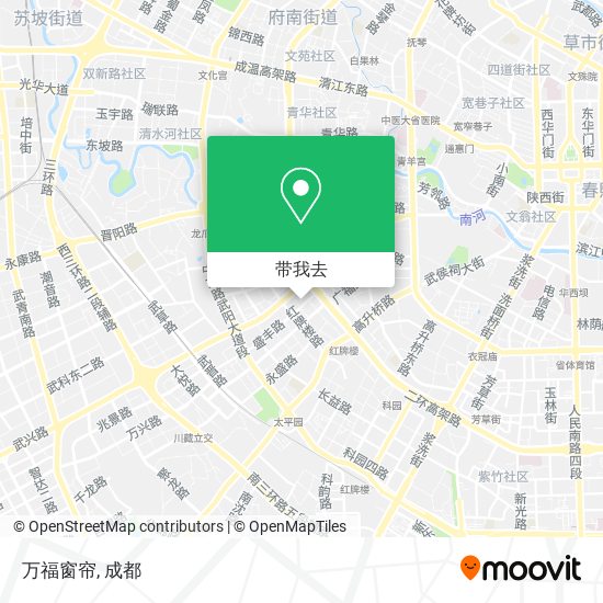 万福窗帘地图