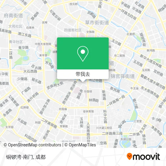 铜锣湾-南门地图