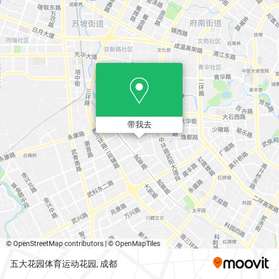 五大花园体育运动花园地图