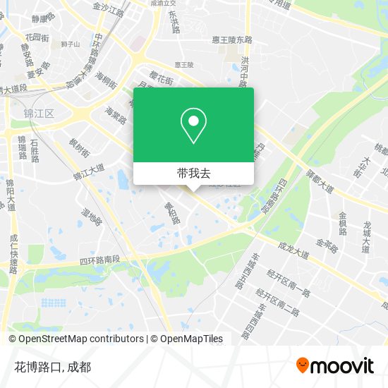 花博路口地图