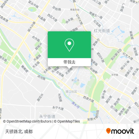 天骄路北地图