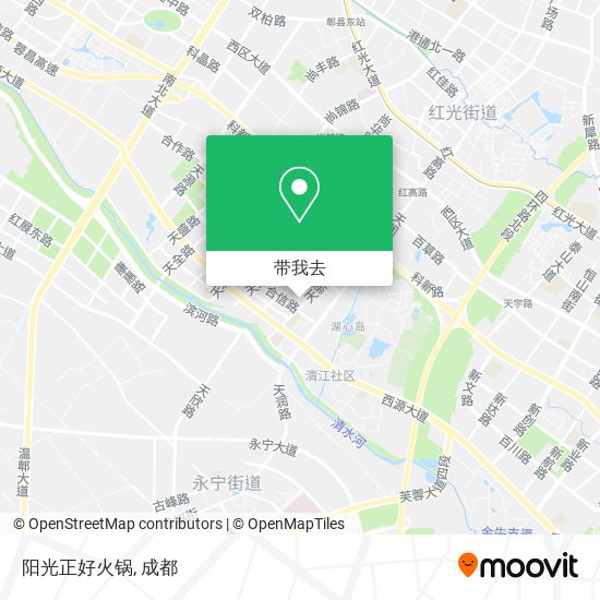 阳光正好火锅地图